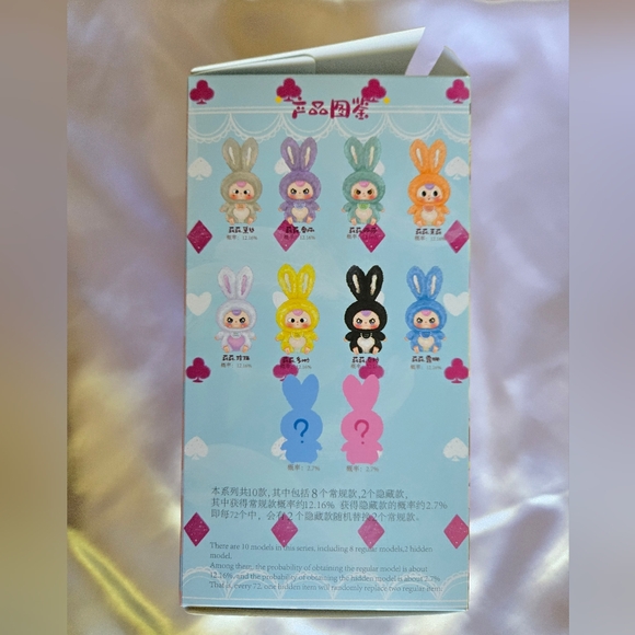 Baby Three Lily Rabbit Town Plush Series- Purple Bunny - Picture 9 of 9